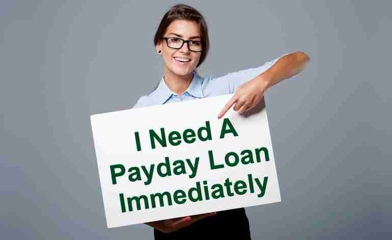 i need a payday loan immediately