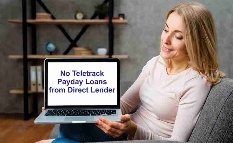 no teletrack payday loans from direct lender